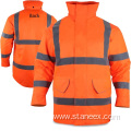 Custom Logo High Visibility Winter Safety Jacket